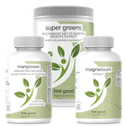 Mannen Vitaliteit Bundel met Manpower capsules, Magnesium Citraat en Supergreens poeder