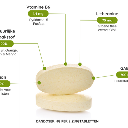 GABA - 60 zuigtabletten