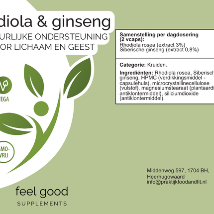 Rhodiola & Ginseng