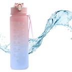 Waterfles roze gradiënt